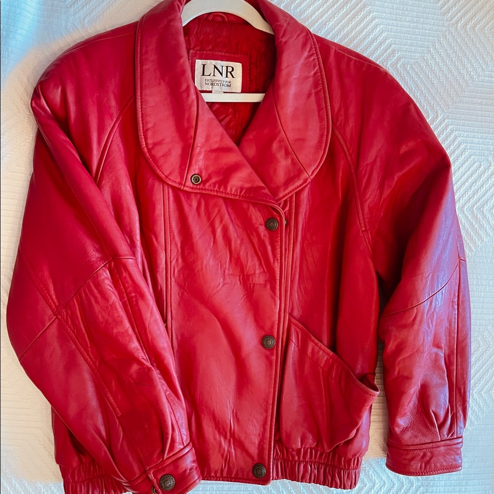Leather LNR Jacket, Vintage, Coat, Outerwear
